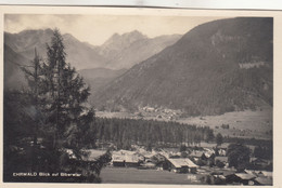 A7178) EHRWALD - Blick Auf BIBERWIER - Häuser Im Vordergrund ALT ! - Ehrwald