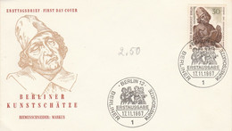 BERLIN FDC 1967 BERLINER RUNSTCHÄTZE - Machines à Affranchir (EMA)