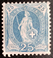 SUISSE : 1882-1904 Helvetia Debout YT N°73 Neuf * (charnière) - Neufs