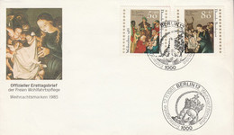 BERLIN FDC 1985 MARCHE DE NOEL - Máquinas Franqueo (EMA)