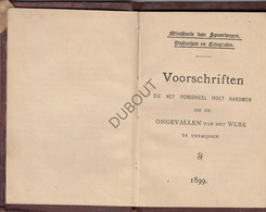 Spoorwegen-Trein-Posterijen - Voorschriften Personeel 1899 - Train (W110) - Vecchi