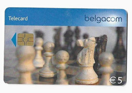 BELGIQUE TELECARTE BELGACOM JEU D'ECHEC - Giochi