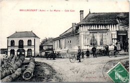 10 BRILLECOURT - La Mairie - Café Géat - Sonstige Gemeinden