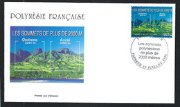 Polynésie Francaise 2000:   FDC - Cartas & Documentos