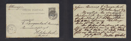 Indochina. 1899 (9 May) Saigo - Germany, Hilchenbach (4 June) 10c Sage Stat Card. Fine Used. - Asia (Other)
