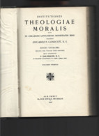 22-177 Sam THEOLOGIA MORALIS INSTITUTIONES - EN 2 VOLUMES : TOMES 1 Et 2 - Kultur