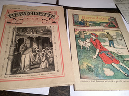 Bernadette Revue Hebdomadaire Illustrée 1926 Numéro 189 Le Chien De Germaine Sainte. Menehould - Bernadette