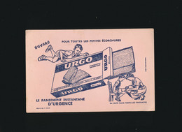 Buvard 21x 13.5 Pansement URGO Laboratoire FOURNIER & Cie Dijon Côte D'Or  Publicite - Produits Pharmaceutiques