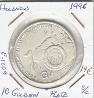 E1209 MONEDA HOLANDA 10 GULDEN 1996 PLATA SIN CIRCULAR 14 - Altri & Non Classificati