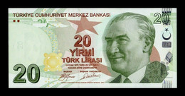 Turquía Turkey 20 Lira L. 1970 / 2009 Pick 224a Serie A SC UNC - Türkei