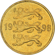 Monnaie, Estonia, 10 Senti, 1998, No Mint, SPL+, Bronze-Aluminium, KM:22 - Estonie