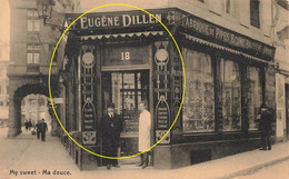 BRUXELLES - A La Négresse - Fabrique De Pipes D'écume Brevetée - Eugéne Dillen 18, Rue Charles Buls - Carte Circulé - Craft