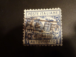 ITALIE 1928   Service  AUTORIZZATO - Asegurados