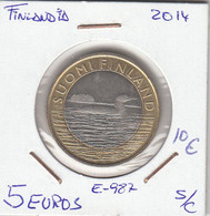 E0987 MONEDA FINLANDIA 5 EUROS 214 SIN CIRCULAR 10 - Finlande