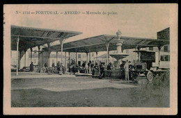 AVEIRO - FEIRAS E MERCADOS - Mercado Do Peixe. ( Ed. Alberto Malva Nº 1114)  Carte Postale - Aveiro