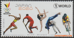 België 2021 - Mi:5063, OBP:5017, Stamp - XX - Japan 2020 - Nuevos
