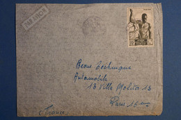 AP6 AEF  BELLE LETTRE 1935   POUR PARIS  FRANCE + AFFRANCHISSEMENTINTERESSANT - Lettres & Documents