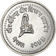 Monnaie, Népal, SHAH DYNASTY, Birendra Bir Bikram, 50 Paisa, 1998, SPL - Népal