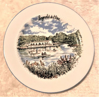 Assiette Station Thermale BAGNOLES DE L ORNE 61 En Normandie Bareuther Porcelaine Bavaria Numérotée 72 - Piatti