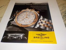 ANCIENNE PUBLICITE PERFORMANCE   MONTRE BREITLING 2006 - Autres & Non Classés