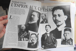 Article Revue Historama N°85 - 1991 Trebitsch Lincoln L'espion Aux Cent Visages - Histoire