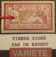 R2269/139 - 1900 - TYPE MERSON N°121 NEUF* BELLE VARIETE ➤➤➤ Centre Déplacé ➤➤➤ Signé BRUN Expert - Cote : 500,00 € - Unused Stamps