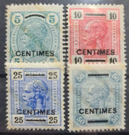 AUSTRIAN POST IN CRETA 1904 - MLH - ANK 8A, 9, 10A, 11A - Complete Set! - Levante-Marken