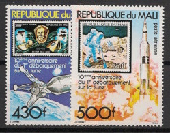 MALI - 1979 - Poste Aérienne PA N°Yv. 362 à 363 - Homme Sur La Lune - Neuf Luxe ** / MNH / Postfrisch - Mali (1959-...)