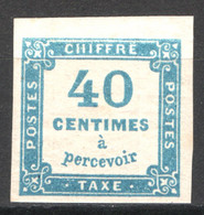 Francia 1871 Segnatasse Unif.S7 */MH VF/F - 1859-1955 Postfris