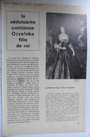Article Revue Historia N°233 Avril 1966 La Comtesse Orzelska Fille De Roi 6 Pages - Histoire