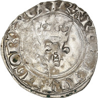 Monnaie, France, Charles VI, Florette, Paris, TTB, Billon, Duplessy:387A - 1380-1422 Carlos VI El Bien Amado