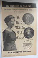 Article Revue L'Histoire Pour Tous N°21 Janvier 1962 Reine Paola De Belgique - Histoire