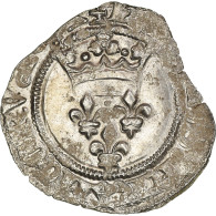 Monnaie, France, Charles VI, Florette, Tournai, TB+, Billon, Duplessy:387A - 1380-1422 Carlos VI El Bien Amado