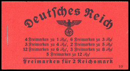1939, Deutsches Reich, MH 38.2, ** - Cuadernillos