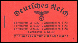 1937, Deutsches Reich, MH 37.2, ** - Postzegelboekjes