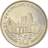 Monnaie, Isle Of Man, Elizabeth II, 10 Pence, 2001, Pobjoy Mint, SPL - Eiland Man