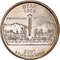 Monnaie, États-Unis, Quarter, 2007, U.S. Mint, Denver, SPL, Cupronickel Plaqué - Commemorative