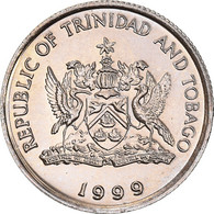 Monnaie, TRINIDAD & TOBAGO, 10 Cents, 1999, SUP, Cupro-nickel, KM:31 - Trinité & Tobago