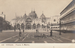 VENEZIA-PIAZZA SAN MARCO- BELLA CARTOLINA VERA FOTOGRAFIA NON VIAGGIATA -ANNO 1905-NPG - Venetië (Venice)