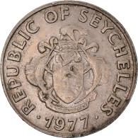 Monnaie, Seychelles, 50 Cents, 1977, British Royal Mint, TTB+, Cupro-nickel - Seychellen