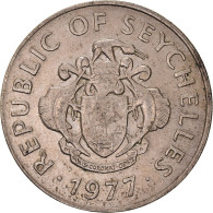 Monnaie, Seychelles, Rupee, 1977, British Royal Mint, TTB+, Cupro-nickel, KM:35 - Seychelles