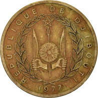 Monnaie, Djibouti, 10 Francs, 1977, Paris, TB, Bronze-Aluminium, KM:23 - Gibuti