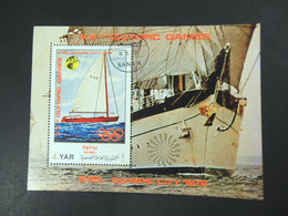 Yemen 1971 Olympic City Kiel - Sailing Disciplines CTO /02 - Yemen