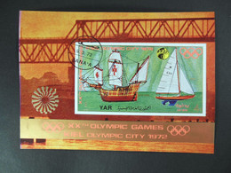 Yemen 1971 Olympic City Kiel - Sailing Disciplines CTO /02 - Yemen