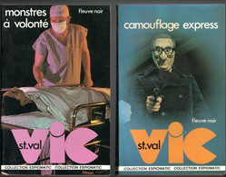 Lot 4 Romans Espionnage Vic St Val - Collection Espiomatic .n: 77 - 95 - 96 Et 102 De 1977/79 - Fleuve Noir