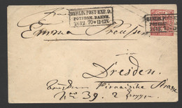 NDP,NV-Stempel,Berlin Post Exp.9 ... (212) - Postal  Stationery