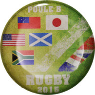 Monnaie, Grande-Bretagne, Coupe Du Monde De Rugby - 2015, 1/2 Penny, 2015 - 1/2 Penny & 1/2 New Penny