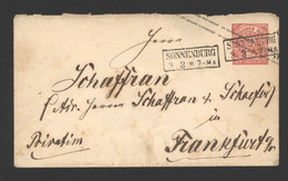 NDP,NV-Stempel,Sonnenburg  (212) - Enteros Postales