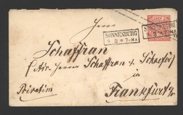 NDP,NV-Stempel,Sonnenburg  (212) - Ganzsachen