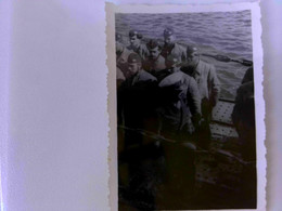 Originales Foto: U Boot Einfahrt (U 128) Am 22.3.1942, Lorient Kapitän, Kaleu U. Ritterkreuzträger Ulli Heyse - Polizie & Militari